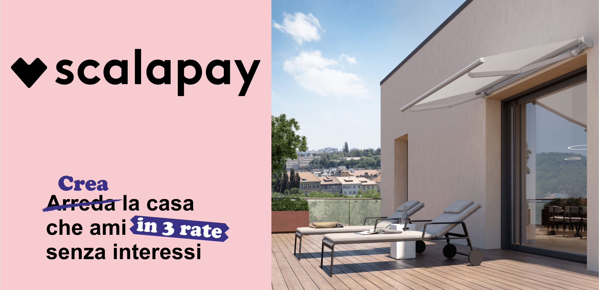 In 3 Raten zahlen mit Scalapay